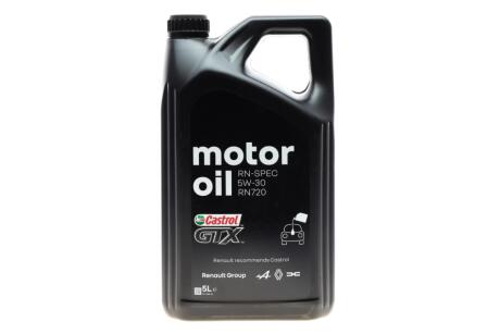 Мастило моторне Castrol GTX RN 5W30 RN 720 5 RENAULT 7711658108