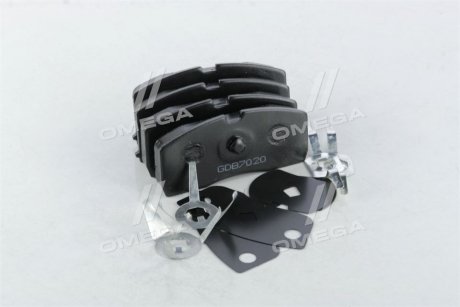 Колодка тормозов. диск. STANDARD GEELY CK 04- передние. (Под ABS) RIDER RD.21338STD