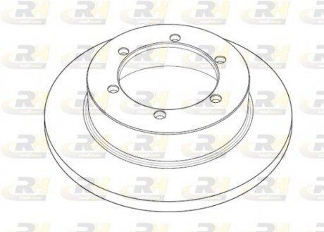 Гальмiвний диск RVI, 280*62*108 ROADHOUSE 1191.10