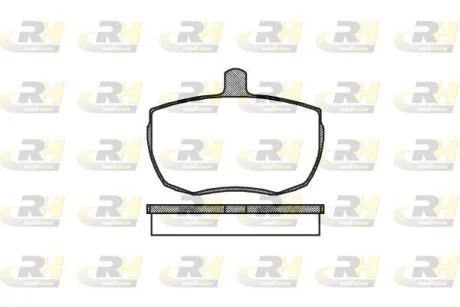 Колодки тормозные дисковые, к-кт. ROADHOUSE 205600