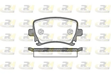 Колодки тормозные задние VW Touran 1.6 1.9 TDI 2.0 TDI 02.03- Skoda ROADHOUSE 21031 00