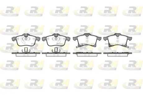 Гальмівні колодки дискові ROADHOUSE 2103602