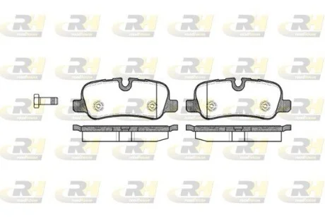 Колодки тормозные дисковые, к-кт. ROADHOUSE 2115900