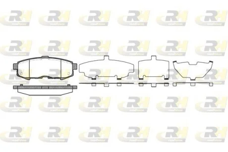 Колодки тормозные дисковые, к-кт. ROADHOUSE 2116000