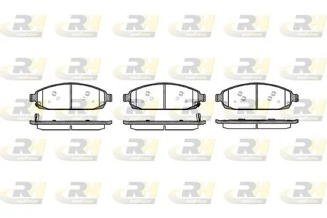 Гальмівні колодки дискові ROADHOUSE 2117302