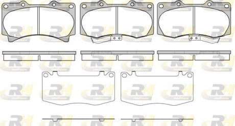 Гальмівні колодки дискові ROADHOUSE 21220.02