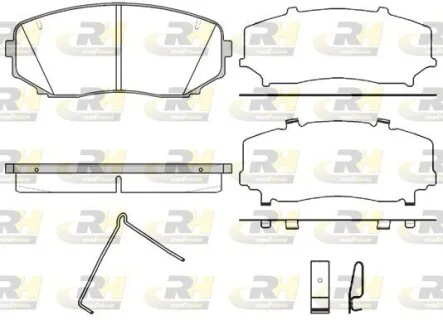 Гальмівні колодки дискові ROADHOUSE 2126702