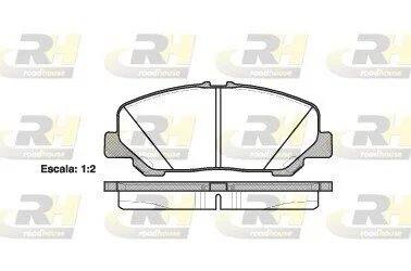 Колодки тормозные дисковые, к-кт. ROADHOUSE 2128700