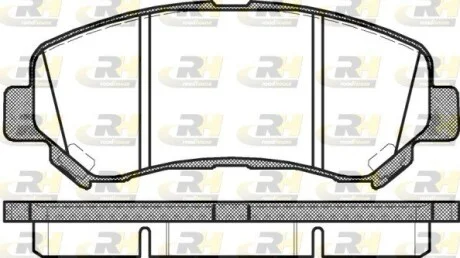 Гальмівні колодки дискові ROADHOUSE 2131800