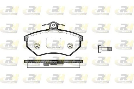 Гальмівні колодки дискові ROADHOUSE 213450