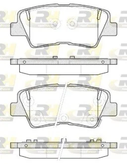 Гальмівні колодки дискові ROADHOUSE 2136252