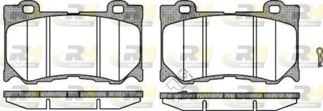 Гальмівні колодки дискові ROADHOUSE 2137201