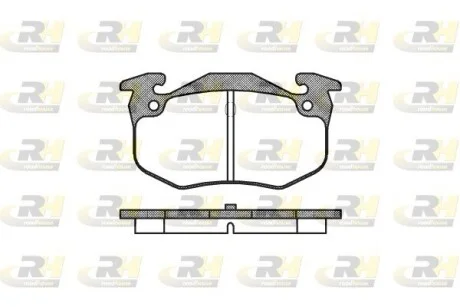 Колодки тормозные дисковые, к-кт. ROADHOUSE 214460
