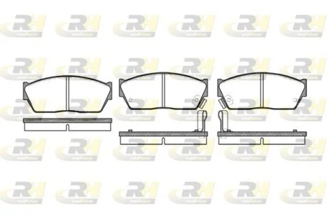 Гальмівні колодки дискові ROADHOUSE 214702