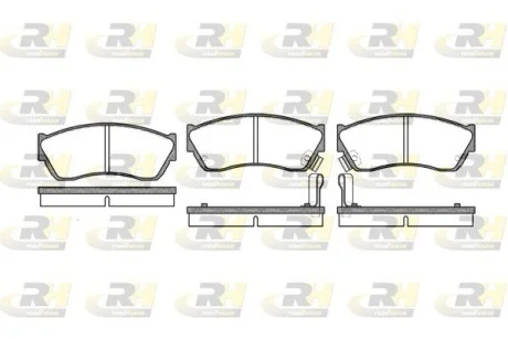 Гальмівні колодки дискові ROADHOUSE 214722