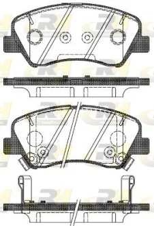Гальмівні колодки дискові ROADHOUSE 2148802