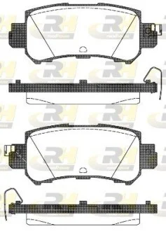 Колодки тормозные дисковые, к-кт. ROADHOUSE 2150700