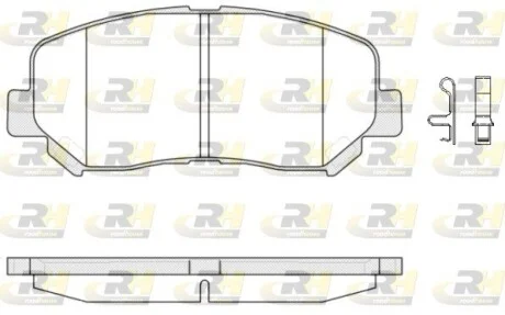 Гальмівні колодки дискові ROADHOUSE 2151302