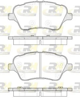 Гальмівні колодки дискові ROADHOUSE 2151400