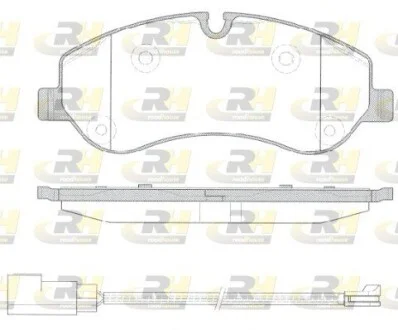 Гальмівні колодки дискові ROADHOUSE 2152002