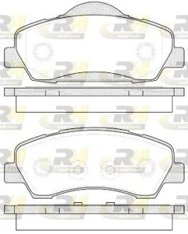 Гальмівні колодки дискові ROADHOUSE 2153000