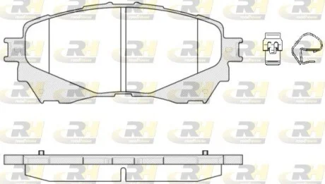 Гальмівні колодки дискові ROADHOUSE 2153804