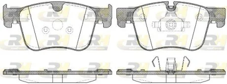 Колодки тормозные дисковые, к-кт. ROADHOUSE 2156000