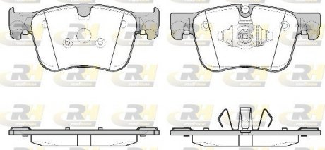 Гальмівні колодки дискові ROADHOUSE 21560.10 (фото 1)