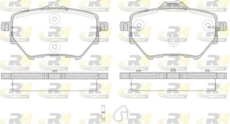 Гальмівні колодки дискові ROADHOUSE 2156200