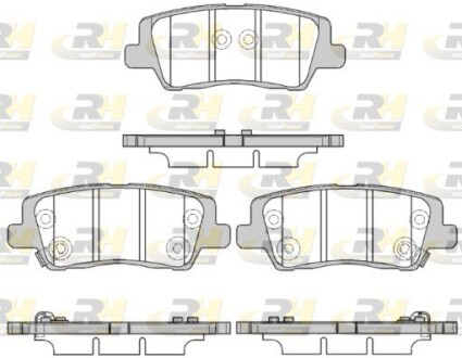 Гальмівні колодки дискові ROADHOUSE 21564.05