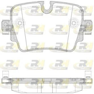 Гальмівні колодки дискові ROADHOUSE 21572.00