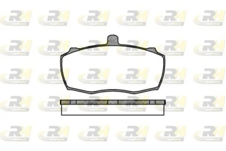 Колодки тормозные дисковые, к-кт. ROADHOUSE 215900
