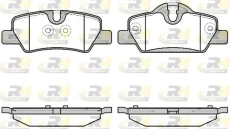 Колодки тормозные дисковые, к-кт. ROADHOUSE 2160000