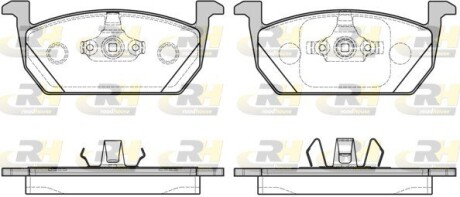 Гальмівні колодки дискові ROADHOUSE 2171000