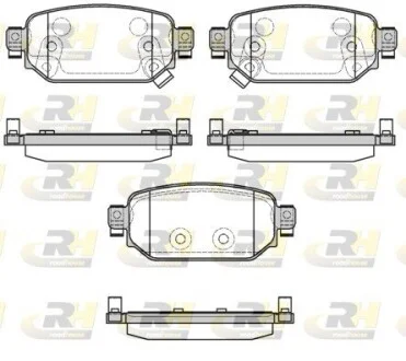 Тормозные колодки дисковые ROADHOUSE 21731.02