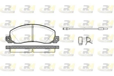 Гальмівні колодки дискові ROADHOUSE 220202