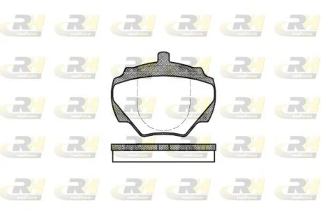Колодки тормозные дисковые, к-кт. ROADHOUSE 222200