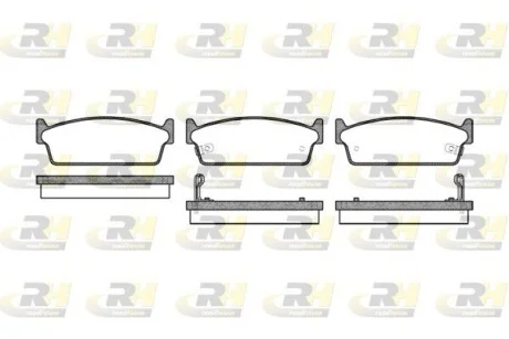 Гальмівні колодки дискові ROADHOUSE 222702