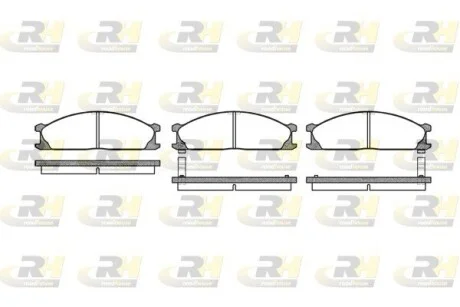 Колодки тормозные дисковые, к-кт. ROADHOUSE 223602