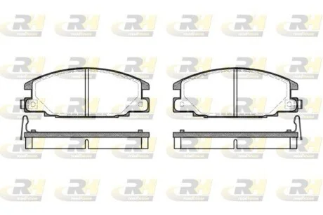 Гальмівні колодки дискові ROADHOUSE 223804