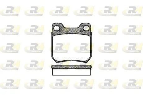 Колодки тормозные дисковые, к-кт. ROADHOUSE 223960