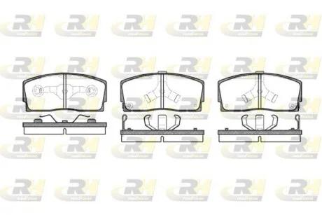 Гальмівні колодки дискові ROADHOUSE 225402