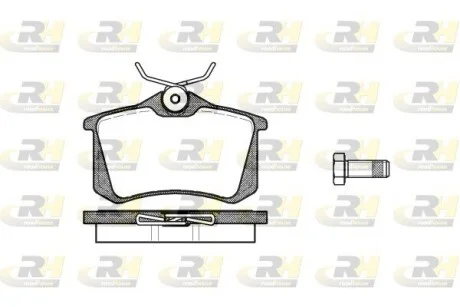 Колодки тормозные дисковые, к-кт. ROADHOUSE 226310