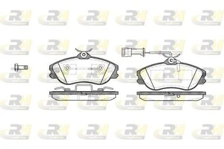 Гальмівні колодки дискові ROADHOUSE 227622