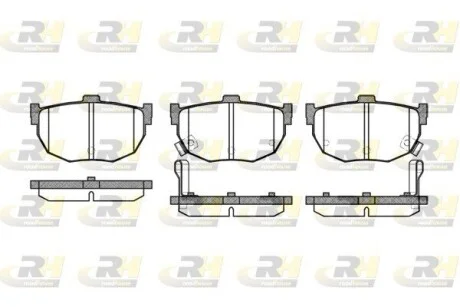 Колодки тормозные дисковые, к-кт. ROADHOUSE 229432