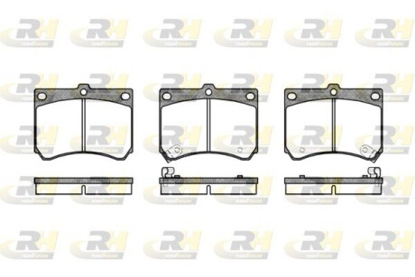 Колодки тормозные дисковые, к-кт. ROADHOUSE 233302