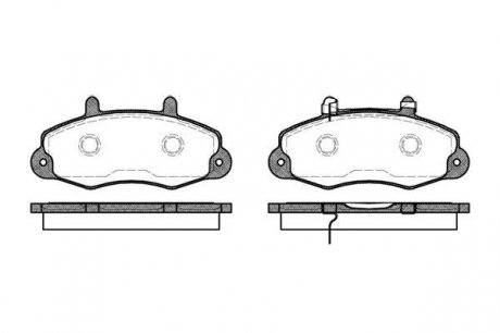 Колодки тормозные дисковые, к-кт. ROADHOUSE 239102