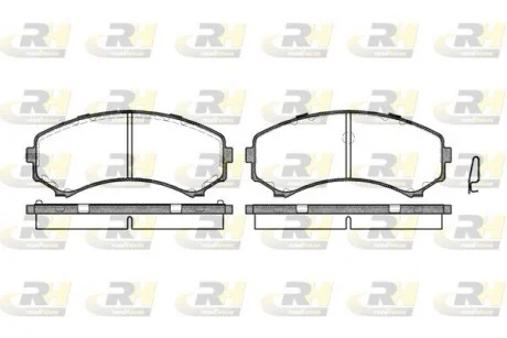 Колодки тормозные дисковые, к-кт. ROADHOUSE 239600