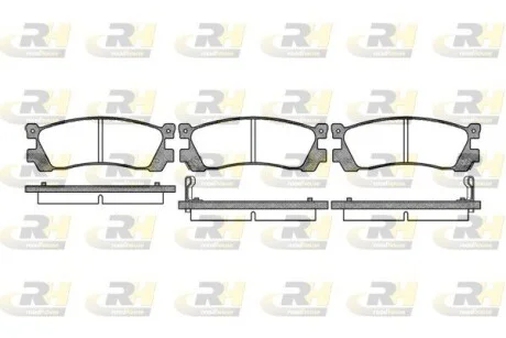 Колодки тормозные дисковые, к-кт. ROADHOUSE 239912