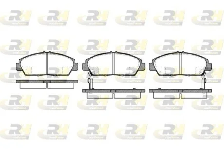 Колодки тормозные дисковые, к-кт. ROADHOUSE 240602